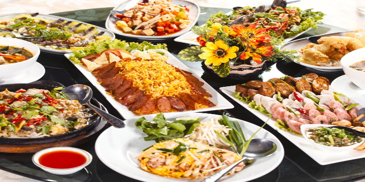 Không gian độc đáo tại nhà hàng Vườn Xanh Hà Nội