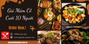 Giá Mâm Cỗ Cưới 10 Người ❤️ Đặt Cỗ Tại Nhà Trọn Gói 8OOk