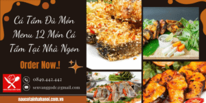 Cá Tầm Đủ Món Menu 12 Món Cá Tầm Tại Nhà Ngon ❤️ Đặt Cỗ Tại Nhà Trọn Gói 8OOk