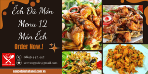 Ếch Đủ Món Menu 12 Món Ếch ❤️ Đặt Cỗ Tại Nhà Trọn Gói 8OOk