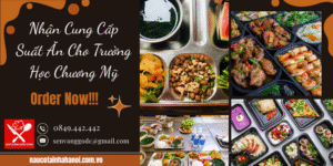 Nhận Cung Cấp Suất Ăn Cho Trường Học Chương Mỹ ❤️ Đặt Cỗ Tại Nhà Trọn Gói 8OOk