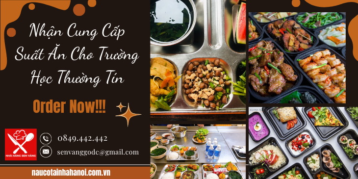 Nhận Cung Cấp Suất Ăn Cho Trường Học Thường Tín ❤️ Đặt Cỗ Tại Nhà Trọn Gói 8OOk