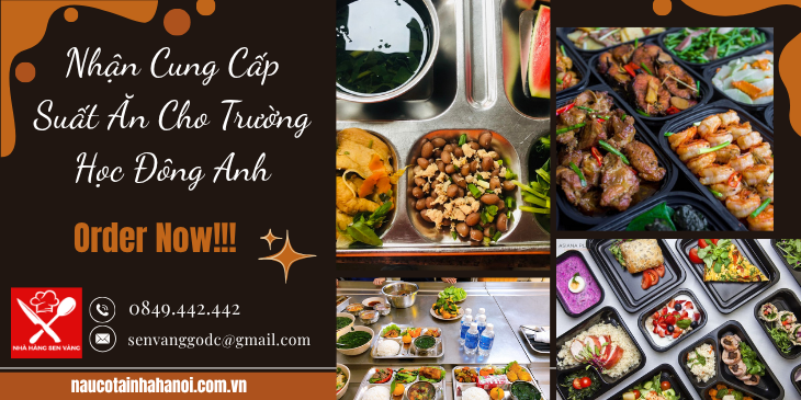 Nhận Cung Cấp Suất Ăn Cho Trường Học Đông Anh ❤️ Đặt Cỗ Tại Nhà Trọn Gói 8OOk